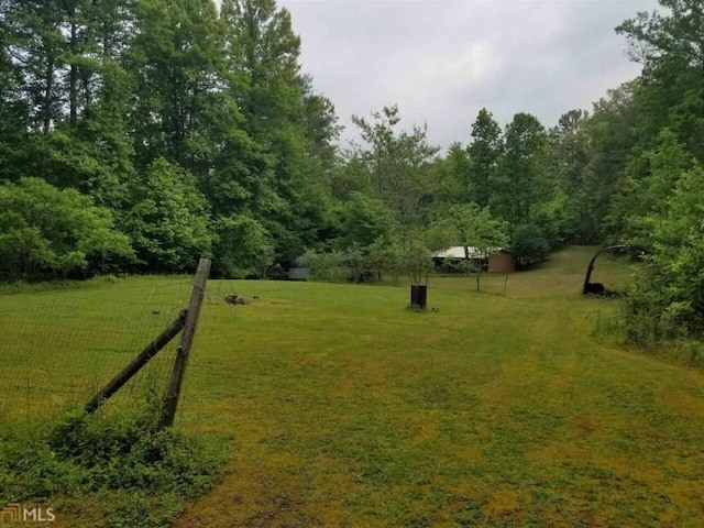 exterior space with a lawn