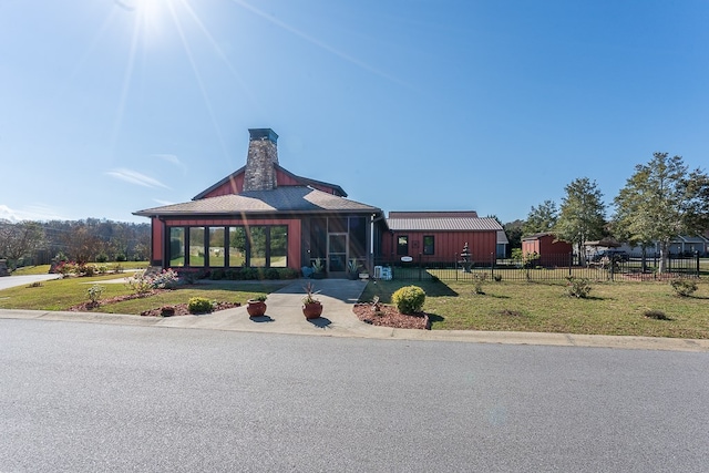 45 Bent Grass Cir, Hayesville, NC 28904 - view of front of property with a chimney
