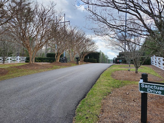 view of road