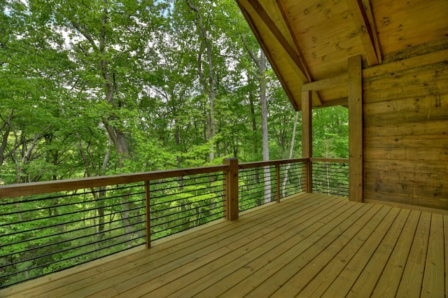view of deck