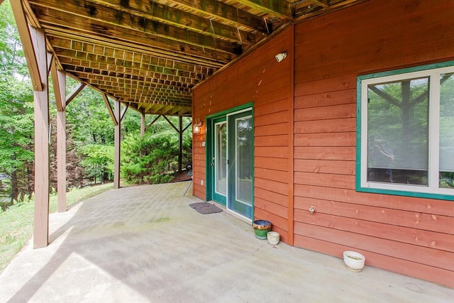 view of patio