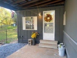 exterior space with a front yard