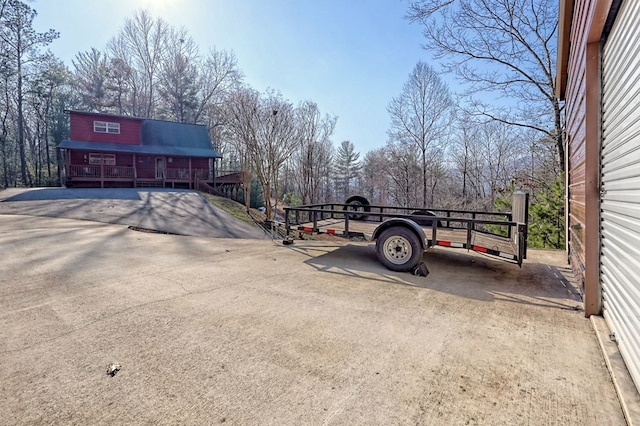 view of vehicle parking