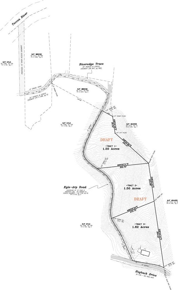 TRACT1 Kyle-Arp, Blue Ridge GA, 30513 land for sale