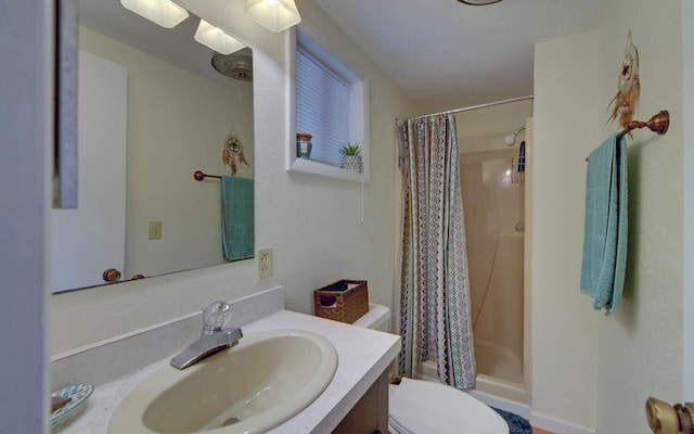 5557 Joe Brown Hwy, Murphy, NC 28906 - full bath featuring toilet, a shower with shower curtain, and vanity