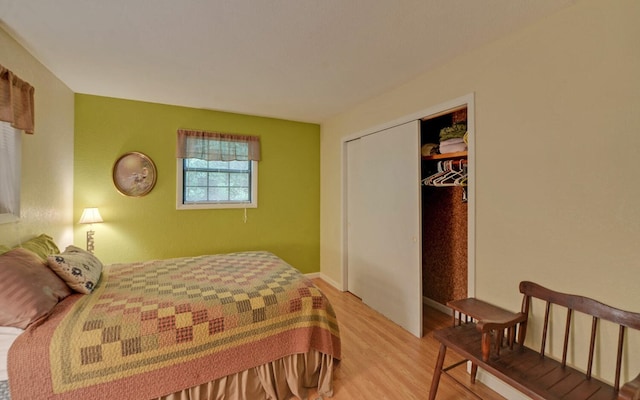 5557 Joe Brown Hwy, Murphy, NC 28906 - bedroom featuring wood finished floors and a closet