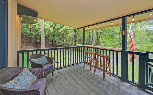 5557 Joe Brown Hwy, Murphy, NC 28906 - view of wooden deck