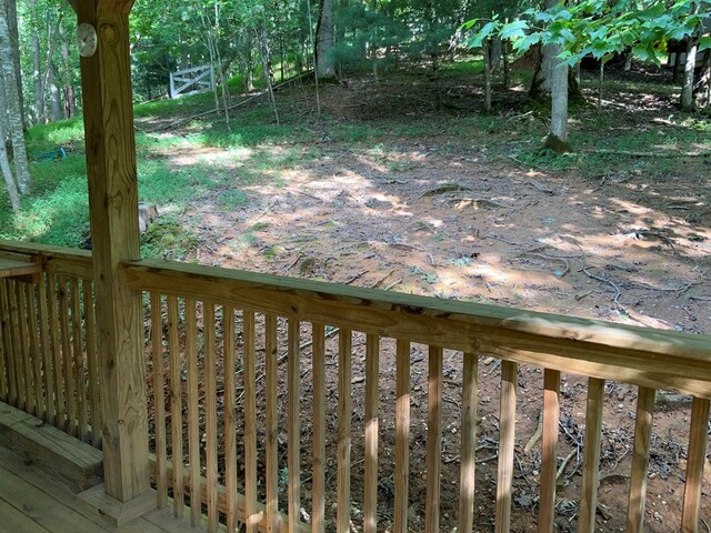 view of deck