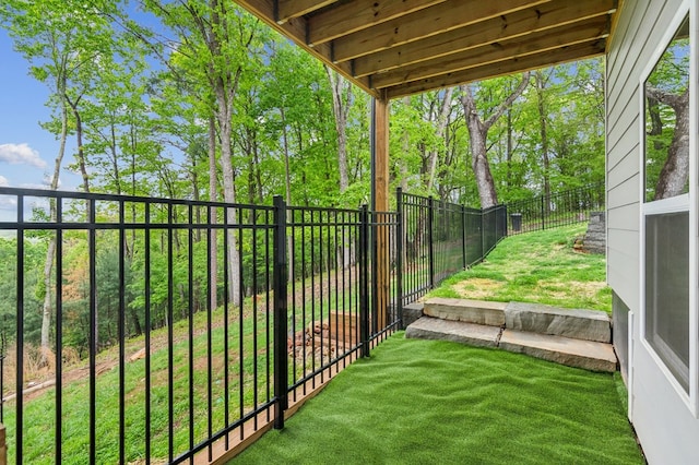 774 Hickory Ridge Dr, Ellijay, GA 30540 - view of yard featuring fence