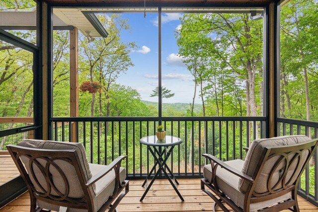 774 Hickory Ridge Dr, Ellijay, GA 30540 - view of sunroom / solarium