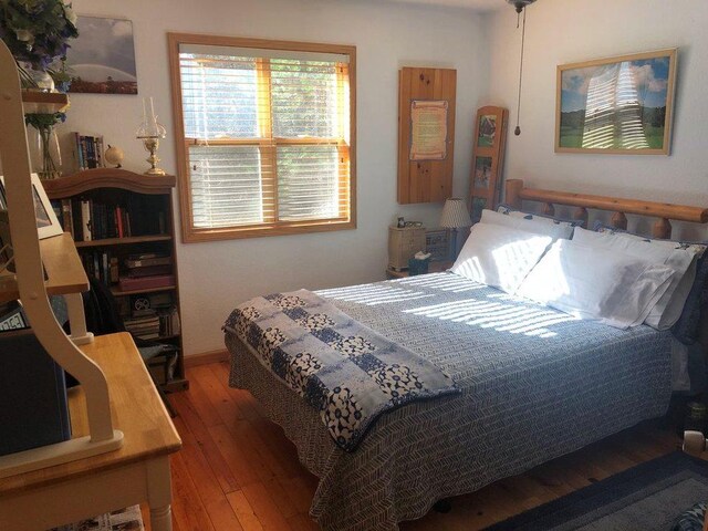 147 Blair Oaks Dr, Blairsville, GA 30512 - bedroom with hardwood / wood-style flooring