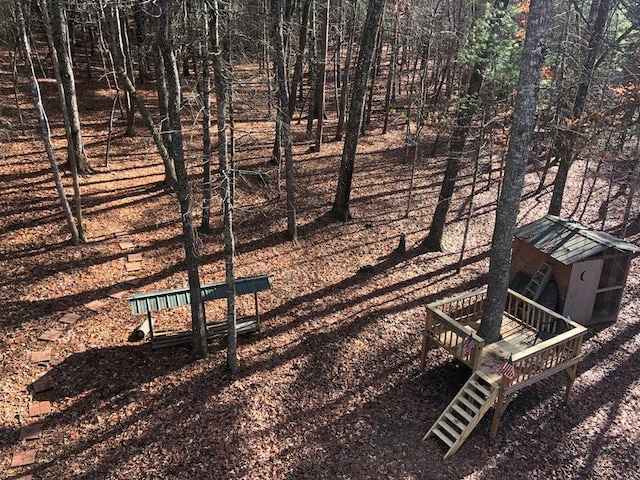 147 Blair Oaks Dr, Blairsville, GA 30512 - surrounding community featuring an outbuilding