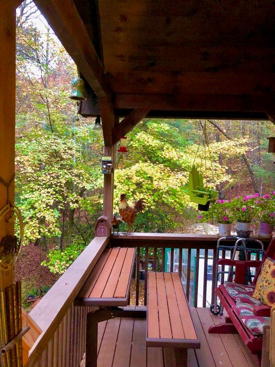 147 Blair Oaks Dr, Blairsville, GA 30512 - view of deck
