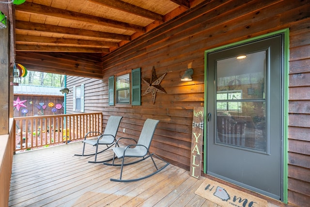 view of deck