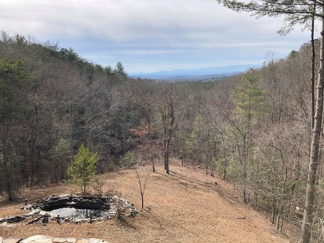 view of mountain view