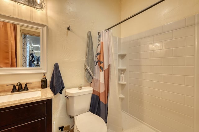 1529 Cedar View Ln, Hiawassee, GA 30546 - bathroom featuring vanity and a shower with curtain
