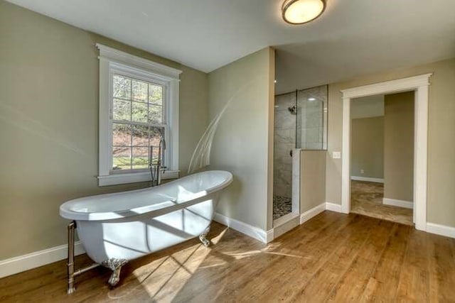 interior space featuring hardwood / wood-style floors