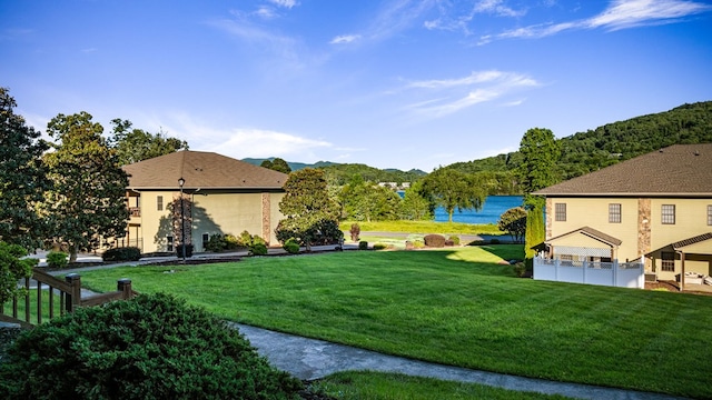 1726 Watercrest Way # B, Young Harris, GA 30582 - view of green lawn with a water and mountain view