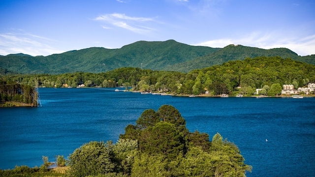 1726 Watercrest Way # B, Young Harris, GA 30582 - water view featuring a forest and a mountainous background