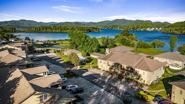1726 Watercrest Way # B, Young Harris, GA 30582 - aerial view of residential area featuring a water and mountain view