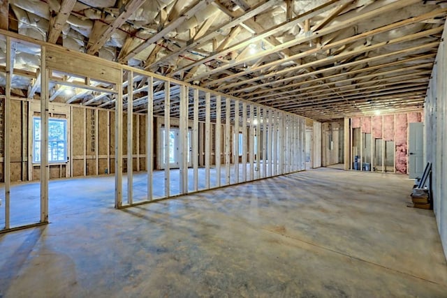 view of basement