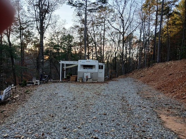 view of outdoor structure