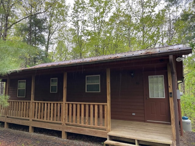 45 Settlers Crossing Way, Murphy, NC 28906 - rear view of property featuring metal roof