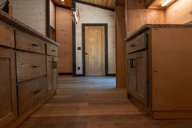 LOT3 Big Crk, Blue Ridge, GA 30513 - hall with wood walls and wood finished floors
