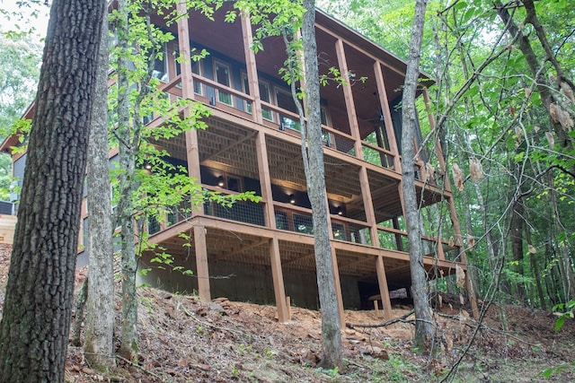 LOT3 Big Crk, Blue Ridge, GA 30513 - rear view of house with a deck