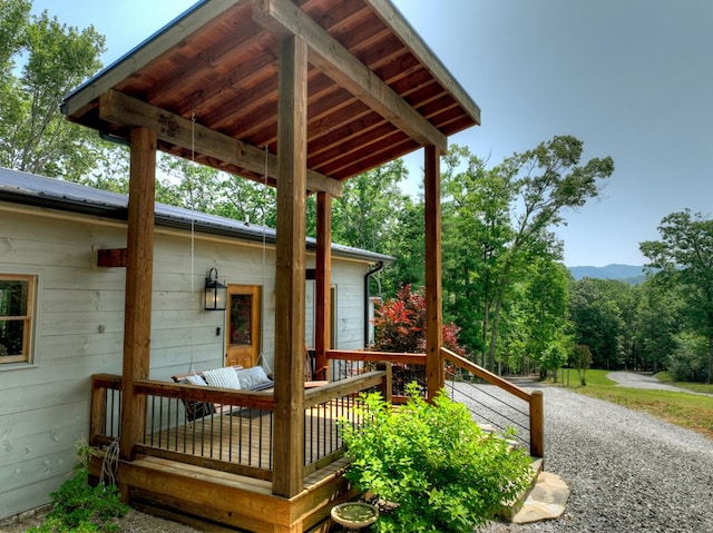 558 Tipton Springs Rd, Morganton, GA 30560 - view of wooden terrace