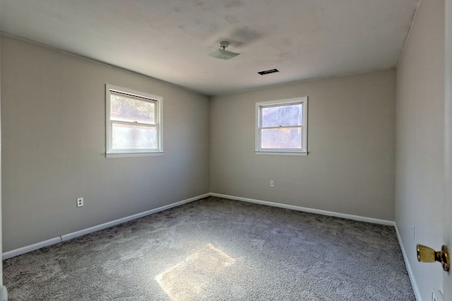 empty room featuring carpet