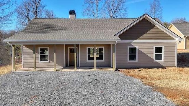 view of front of home