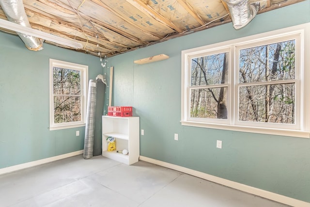 1575 Old Burnt Mountain Rd, Jasper, GA 30143 - unfurnished room with concrete floors and baseboards