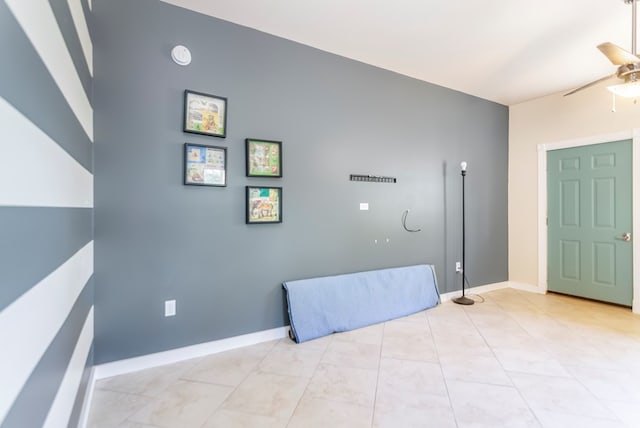 1575 Old Burnt Mountain Rd, Jasper, GA 30143 - foyer featuring ceiling fan and baseboards