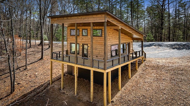 366 Three Oaks Dr, Morganton, GA 30559 - view of outbuilding featuring a wooded view