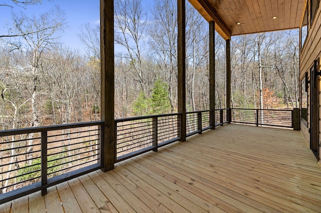 366 Three Oaks Dr, Morganton, GA 30559 - view of wooden terrace