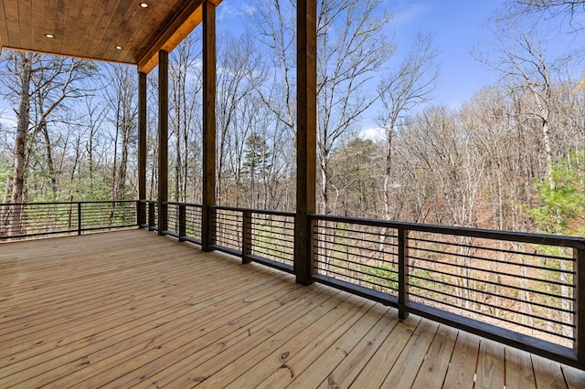 366 Three Oaks Dr, Morganton, GA 30559 - view of wooden terrace