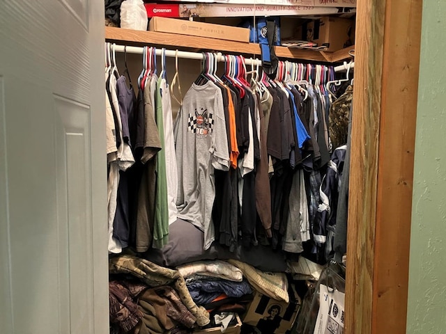 view of closet