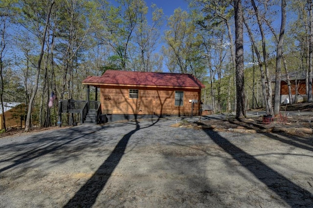 view of outbuilding