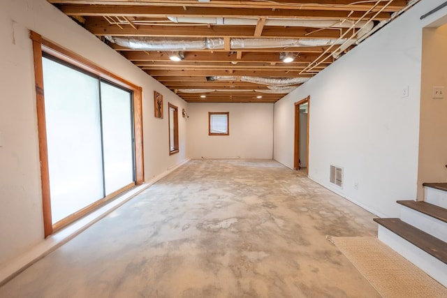 365 Quarles Ln, Ellijay, GA 30540 - below grade area featuring stairway