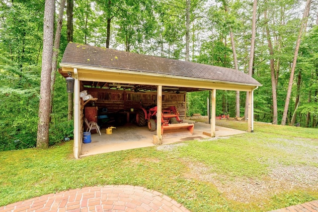 365 Quarles Ln, Ellijay, GA 30540 - view of parking / parking lot with a carport