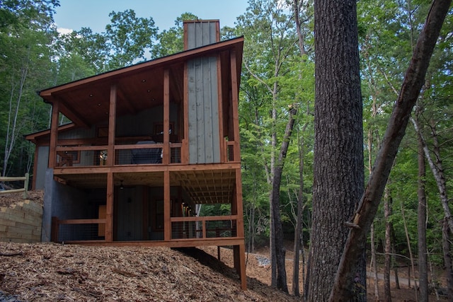 view of rear view of house