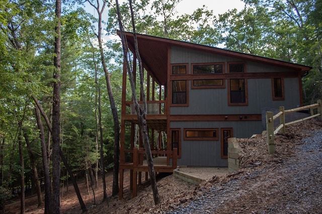 view of rear view of house