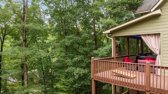 615 Navaho Way, Ellijay, GA 30540 - view of wooden deck