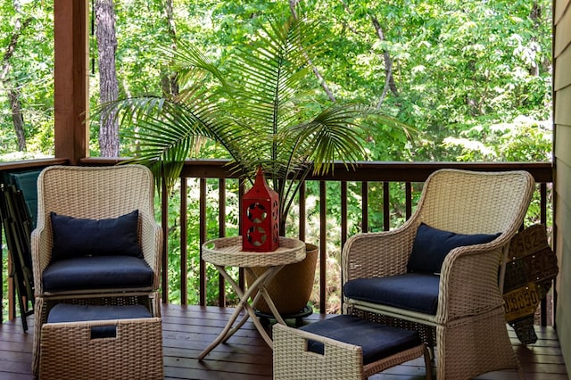 615 Navaho Way, Ellijay, GA 30540 - view of deck