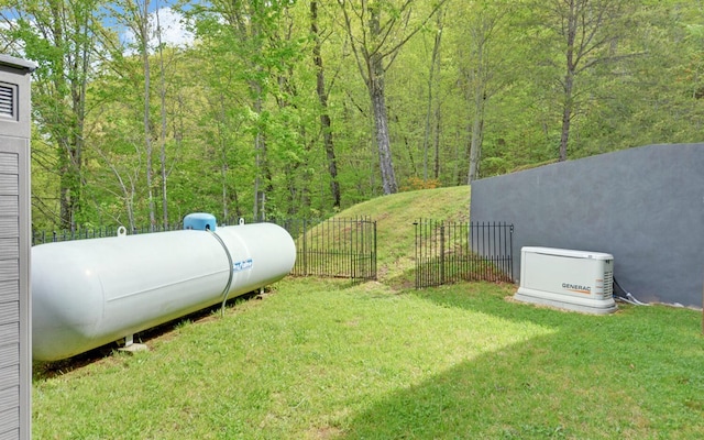 433 Hawkeye Trl, Marble, NC 28905 - view of yard with fence and a wooded view