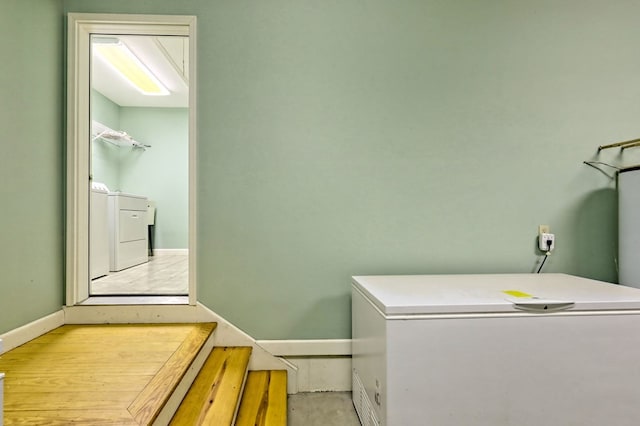 laundry area featuring washer and dryer