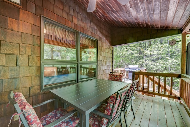 56 Laurel Dr, Blue Ridge, GA 30513 - wooden deck featuring grilling area