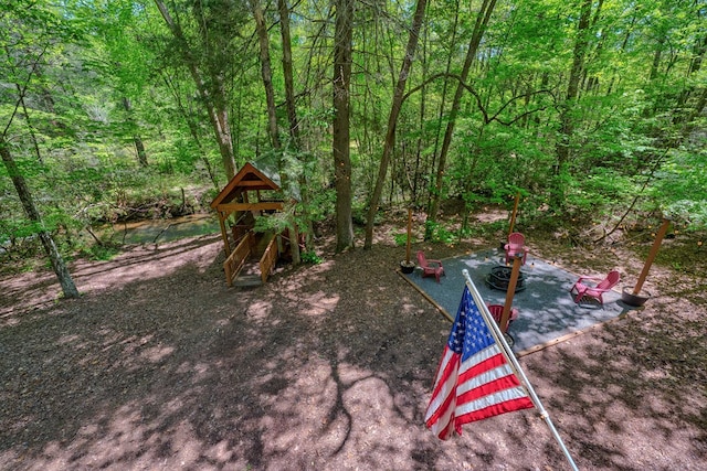 56 Laurel Dr, Blue Ridge, GA 30513 - view of yard featuring a playground
