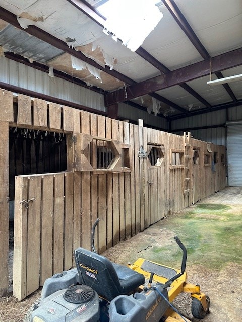 view of stable
